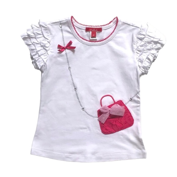 OneKid Pink Lace Skirt & Top Outfit 4T - Picture 2 of 6